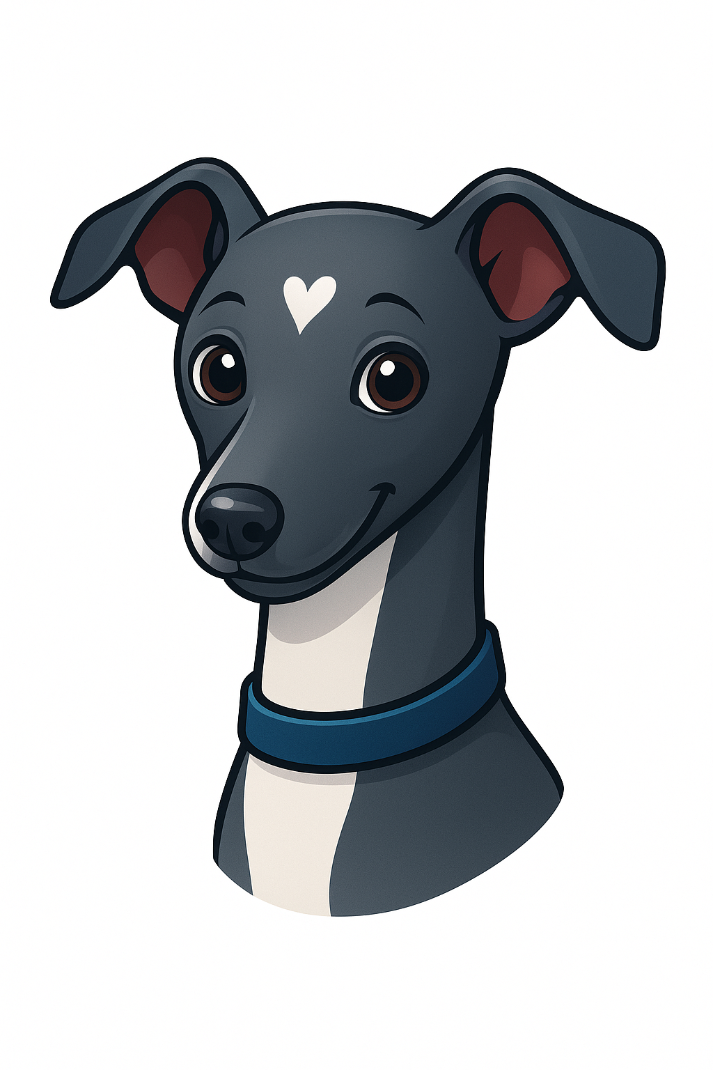 Junebug's Italian Greyhound mascot